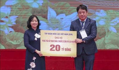 EVN ủng hộ 20 tỷ đồng chăm lo cho người có công với cách mạng