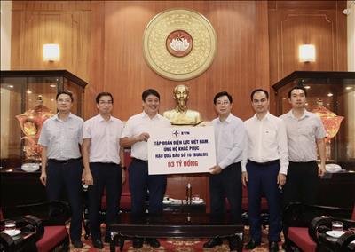 Kêu gọi người lao động, đoàn viên công đoàn trong EVN đóng góp thực hiện an sinh nội bộ, ủng hộ đồng bào bị bão lũ và giúp đỡ nhân dân Cuba