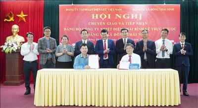Chuyển giao Đảng bộ Công ty Nhiệt điện Thái Bình 