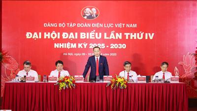 Phiên trù bị Đại hội đại biểu Đảng bộ Tập đoàn Điện lực Việt Nam lần thứ IV, nhiệm kỳ 2025-2030