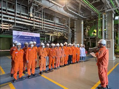 Công ty Nhiệt điện Thái Bình diễn tập Phòng chống thiên tai và tìm kiếm cứu nạn năm 2025
