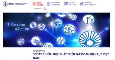 Sổ tay điện tử Chiến lược phát triển Tập đoàn Điện lực Việt Nam