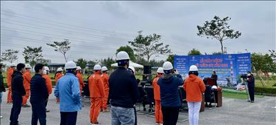 Công đoàn Điện lực Việt Nam phối hợp Công ty Nhiệt điện Thái Bình phát động 
